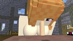play Alex and Steve's Minecraft Adventure: A Wild Blowjob and Anal Sex Encounter